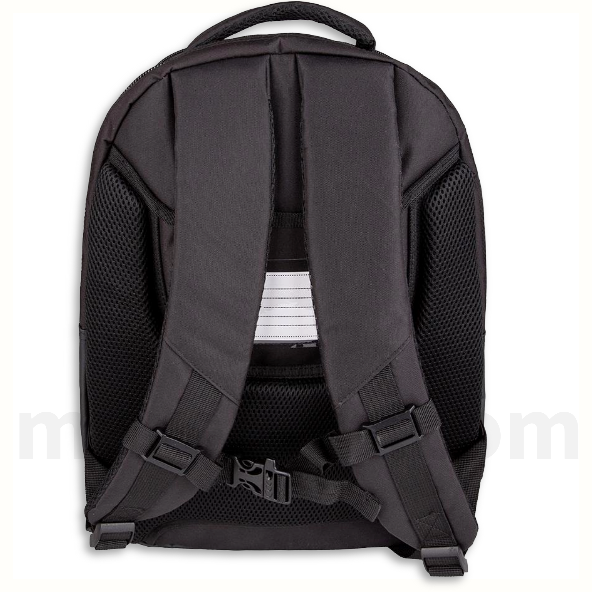 Must Teen Backpack BLACK, 4 Compartments - Σχολική Τσάντα Πλάτης Εφήβων 4 Θήκες