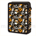 Must Pencil Case Football Never Give Up 2 Zip Full - Σχολική Κασετίνα Διπλή Γεμάτη
