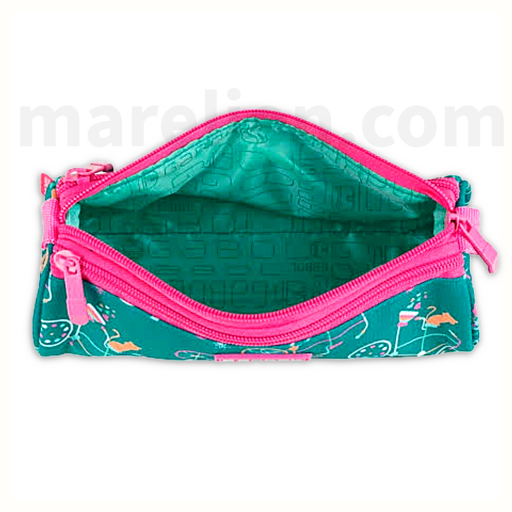 Gabol Pencil Case Bicycle with 3 Zip - Κασετίνα με 3 Θήκες