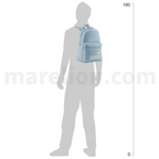 Light blue backpack on a mannequin with Puma logo against a white background