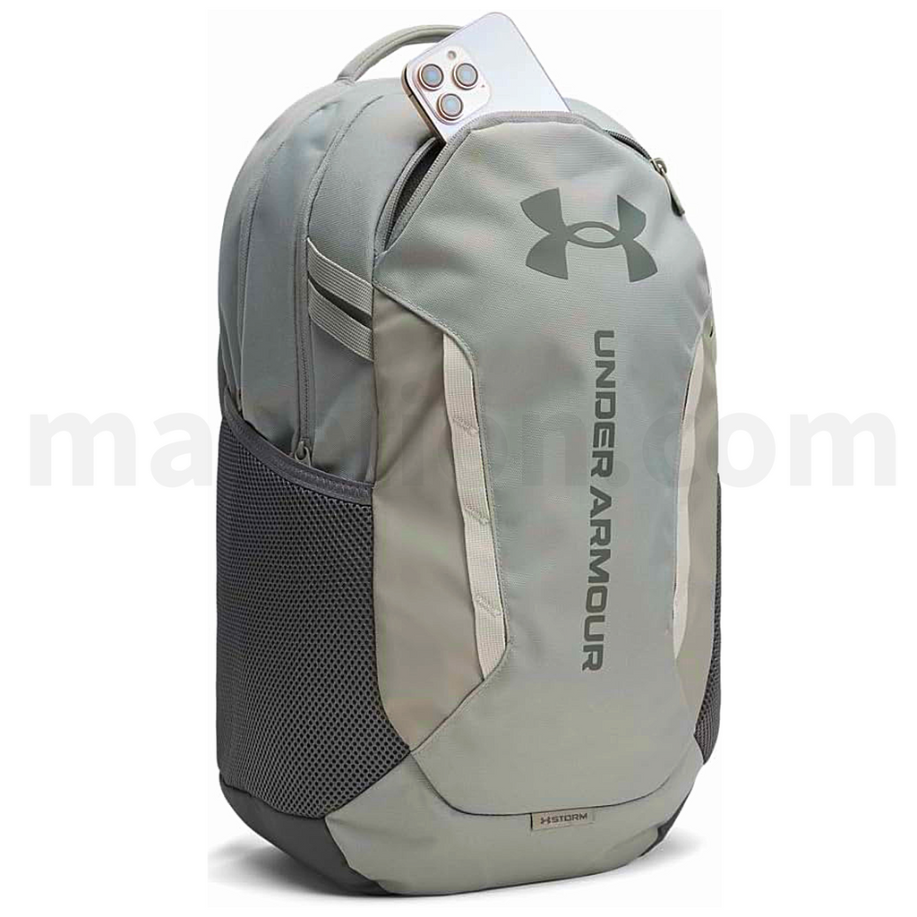 Under Armour Hustle 6.0 Backpack Unisex Titanium Clay Green - Σακίδιο Πλάτης Unisex Τιτάνιο Ελαφρύ Πράσινο