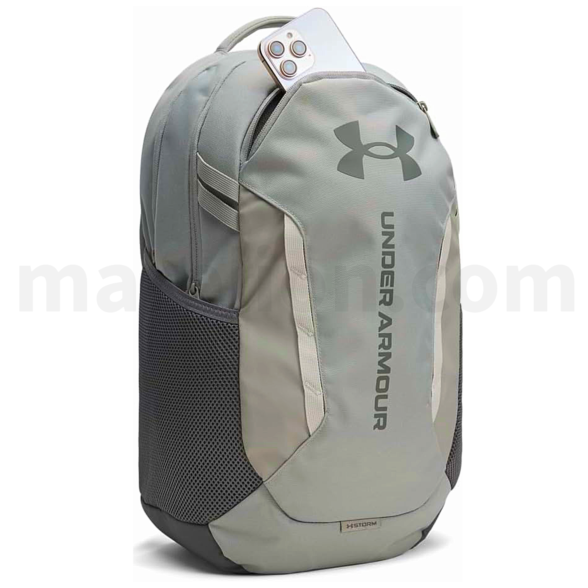 Under Armour Hustle 6.0 Backpack Unisex Titanium Clay Green - Σακίδιο Πλάτης Unisex Τιτάνιο Ελαφρύ Πράσινο