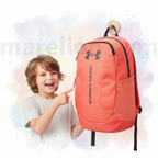 Under Armour Hustle Lite Backpack 2 Cases Parrot Orange - Σακίδιο Πλάτης Πορτοκαλί