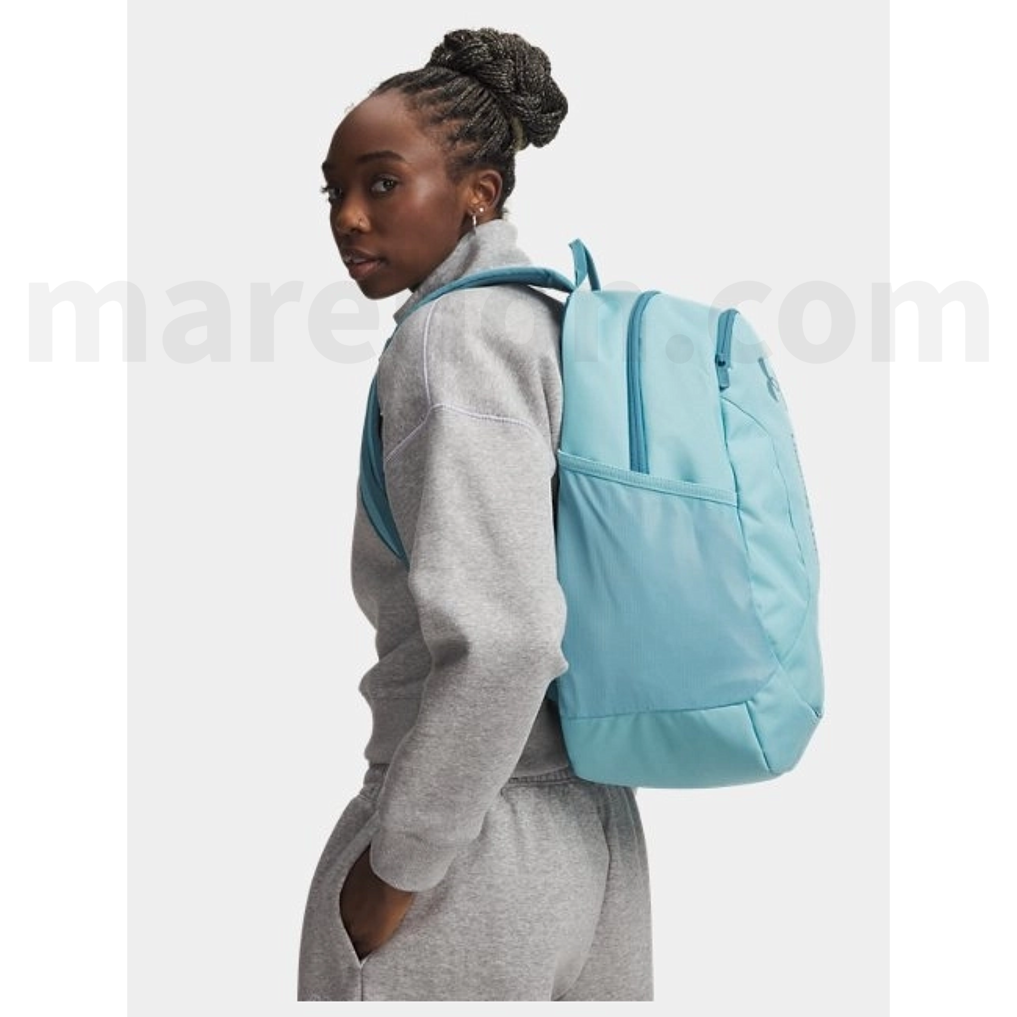 Under Armour Hustle Lite Backpack 2 Cases Bluee Haze - Σακίδιο Πλάτης τυρκουάζ