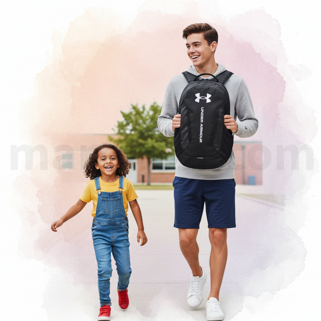 Under Armour Hustle 6.0 Backpack 3 Cases Black - Τσάντα Πλάτης UA Hustle 6.0 Backpack | Under Armour Black