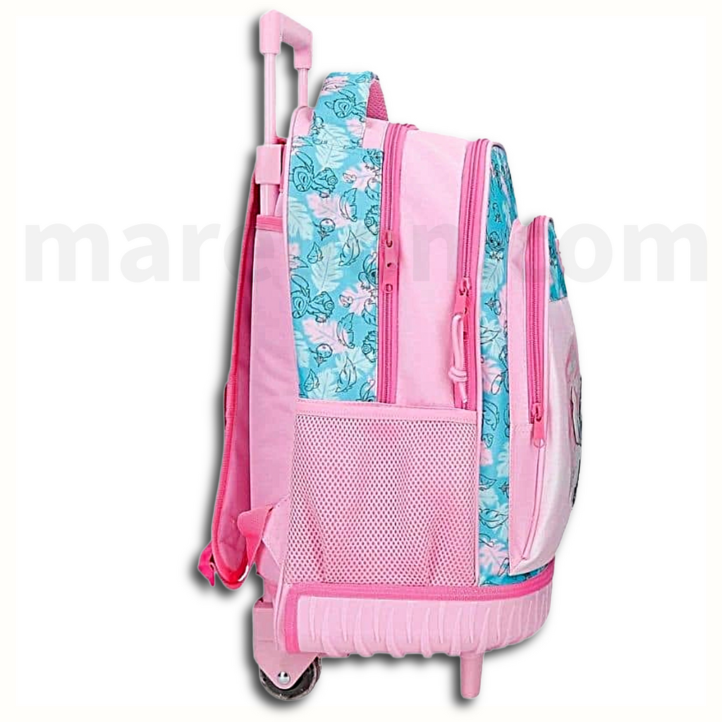 Lilo and Stitch Juma Trolley School Bag 3 Compartments - Σχολική Τσάντα Τρολέι Δημοτικού