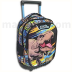 Must Trolley School Bag T-Rex Dinosaur 3 Compartments - Σχολική Τσάντα Τρολέι Δημοτικού 3 Θήκες