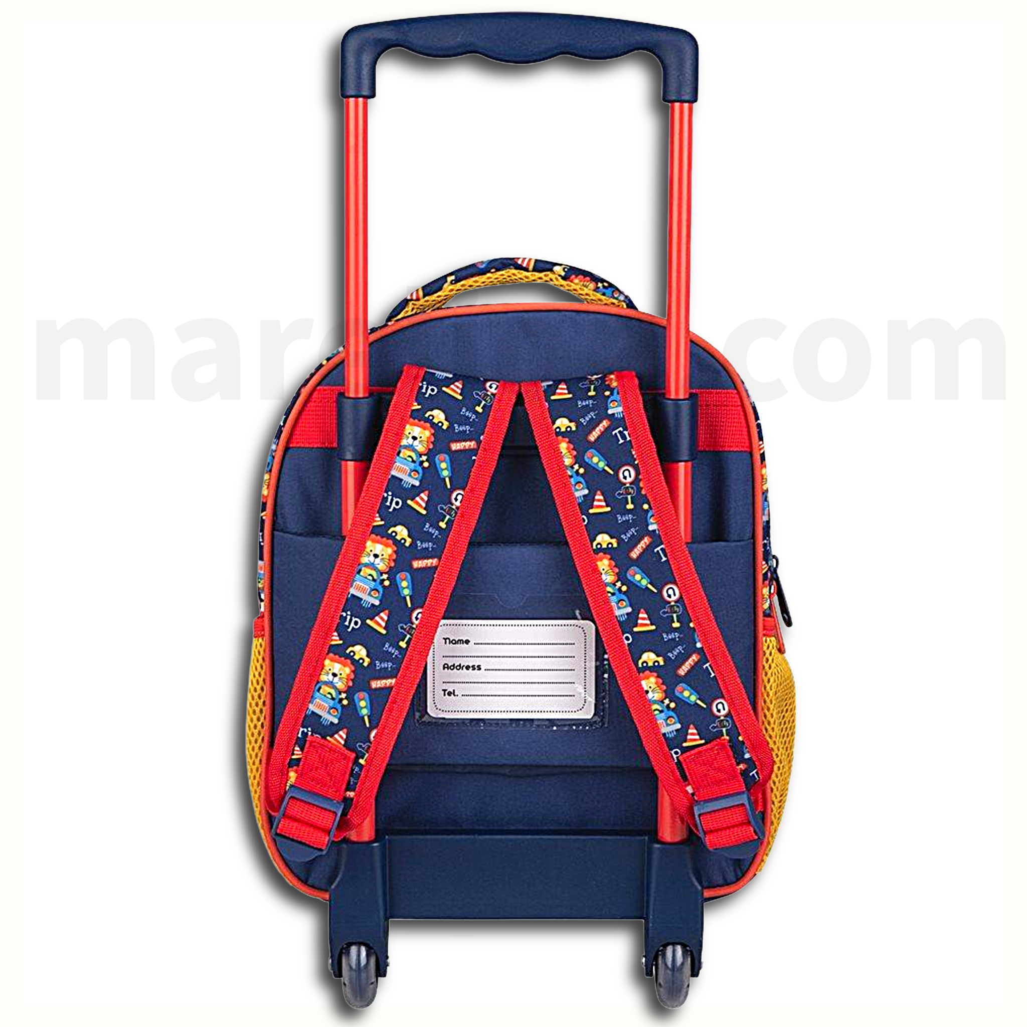 Must Team Happy Trip Trolley Bag 2 Compartments - Σχολική Τσάντα Τρολέι Νηπίου