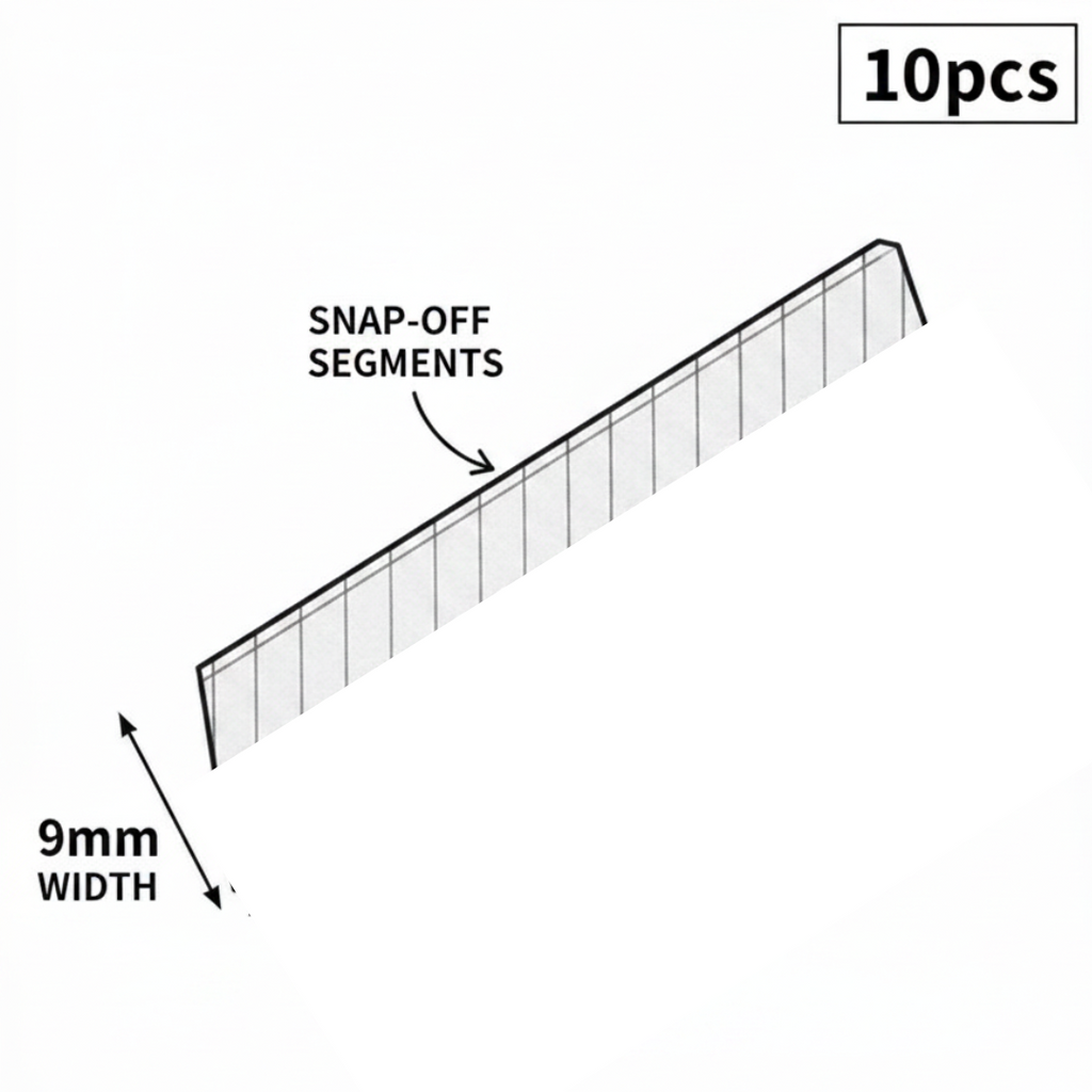 SDI Cutting Blades 9mm 10pcs - Λεπίδες μικρού Χαρτοκόπτη