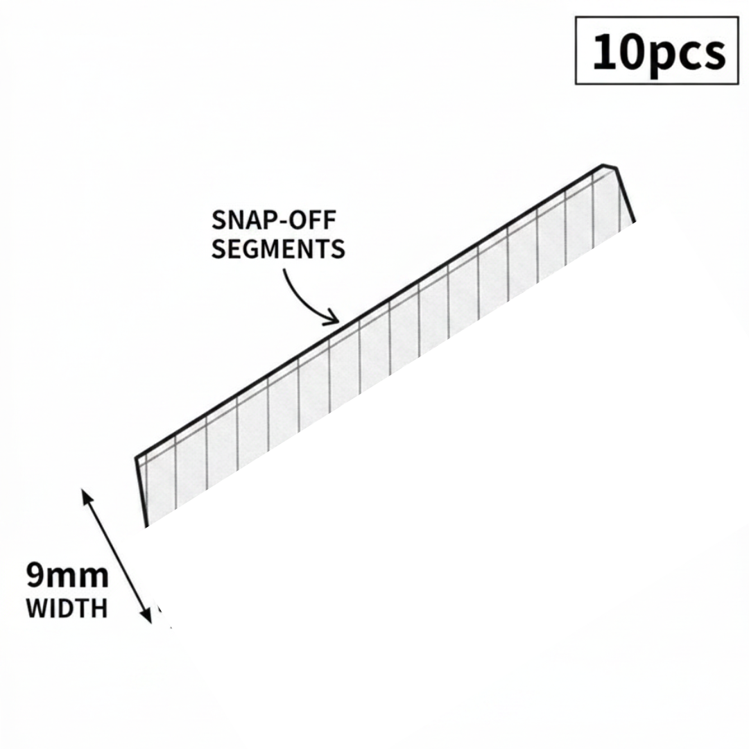 SDI Cutting Blades 9mm 10pcs - Λεπίδες μικρού Χαρτοκόπτη