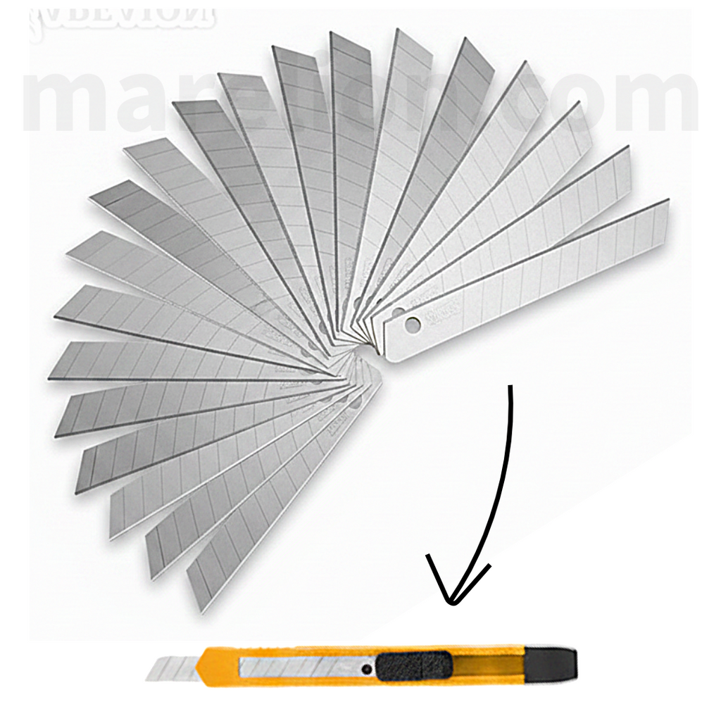 SDI Cutting Blades 9mm 10pcs - Λεπίδες μικρού Χαρτοκόπτη