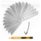 SDI Cutting Blades 9mm 10pcs - Λεπίδες μικρού Χαρτοκόπτη