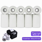Thermal Cash Register POS Rolls 80x63mm 44m 48gr - Θερμικά Ρολά Ταμειακής
