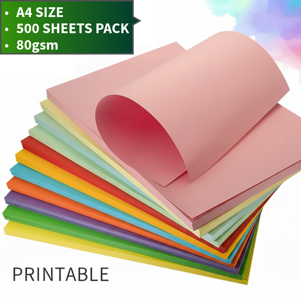 Colour Paper A4 80gsm 500 Sheets - Χρωματιστό Χαρτί Α4 σε 13 Χρώματα