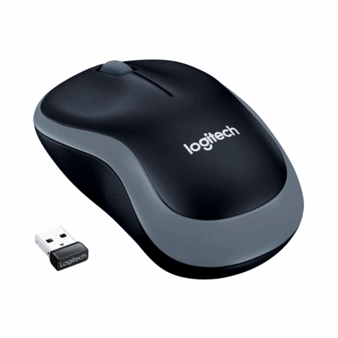Logitech Wireless Mouse M185 Black Grey (910-002235) - Ασύρματο ποντίκι