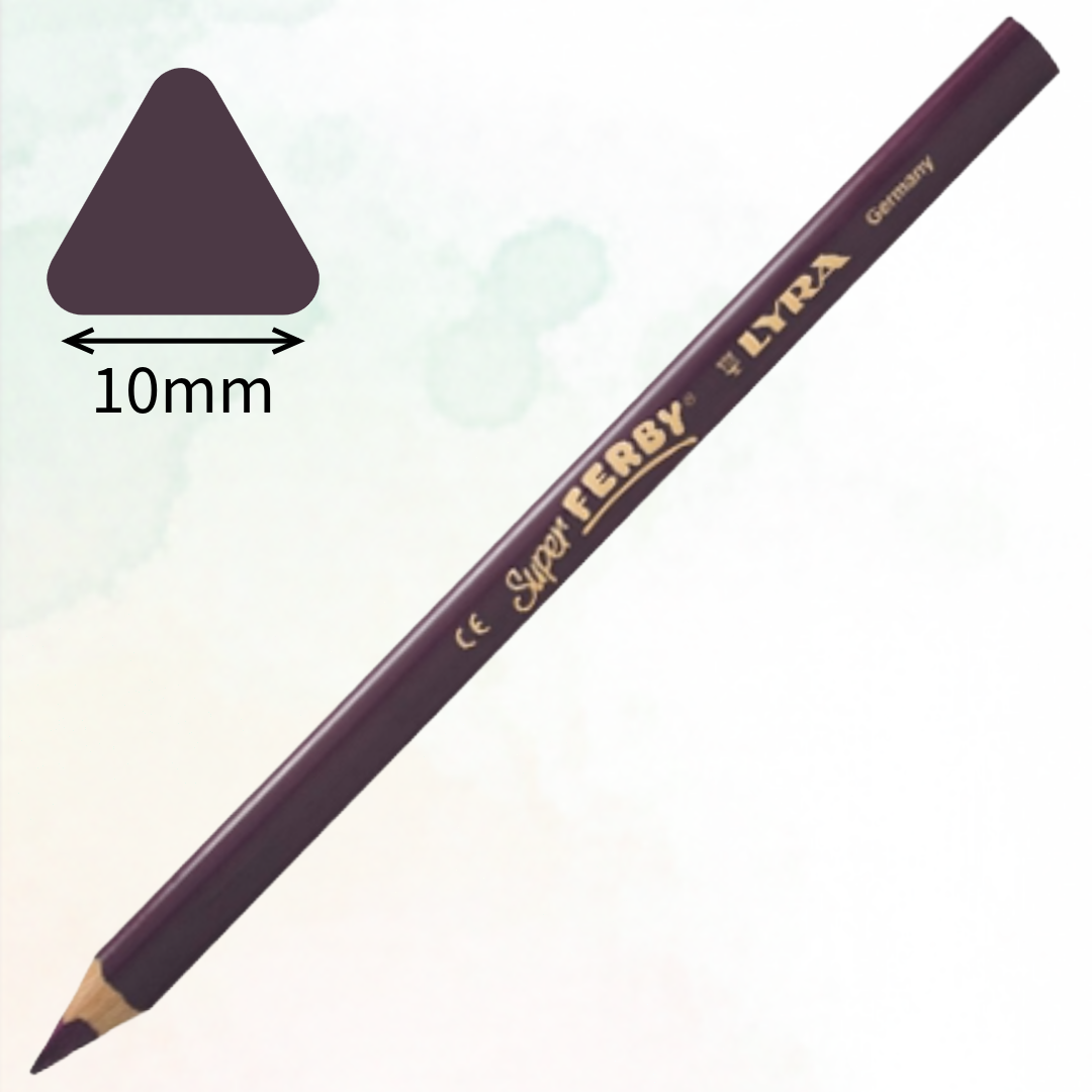 Lyra Super Ferby 10mm Colouring Pencils, 24 Colors - Χοντρό Μολύβι Ζωγραφικής Υψηλής Ποιότητας
