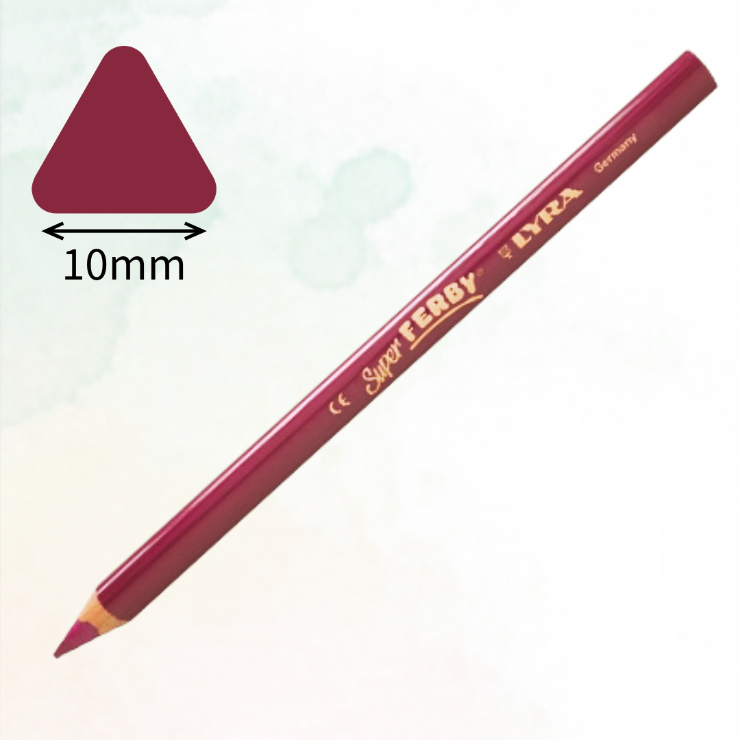 Lyra Super Ferby 10mm Colouring Pencils, 24 Colors - Χοντρό Μολύβι Ζωγραφικής Υψηλής Ποιότητας