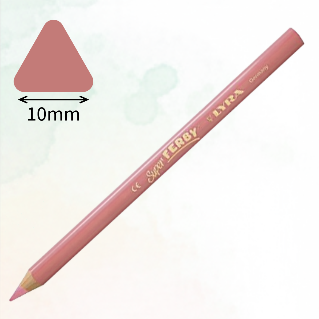 Lyra Super Ferby 10mm Colouring Pencils, 24 Colors - Χοντρό Μολύβι Ζωγραφικής Υψηλής Ποιότητας