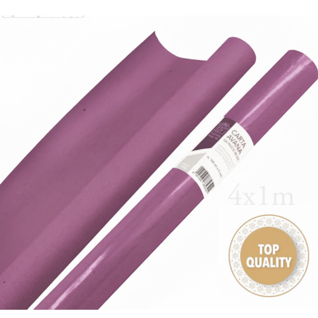 Gift Wrapping Paper Roll 4m x 100cm - Ρολό Χαρτί Περιτυλίγματος Μονόχρωμο