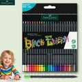 Faber-Castell Black Edition Colored Pencils 24Pcs - Ξυλομπογιές Μαύρο Κουτί 24 Τεμάχια