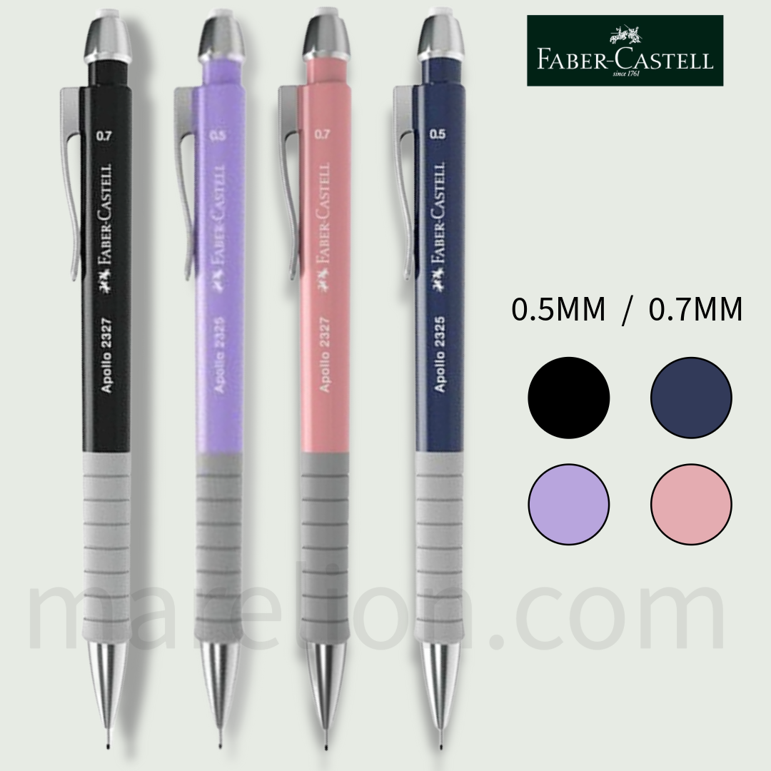 Faber-Castell Apollo Mechanical Pencil 0.5 / 0.7mm - 4 Χρώματα - Μηχανικό μολύβι