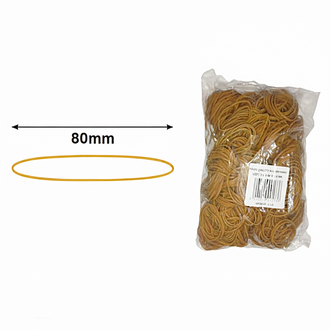Office Rubber Bands 1LB (454gr) per Pack | 6 Sizes - Λαστιχάκια Γραφείου Διαφόρων Μεγεθών