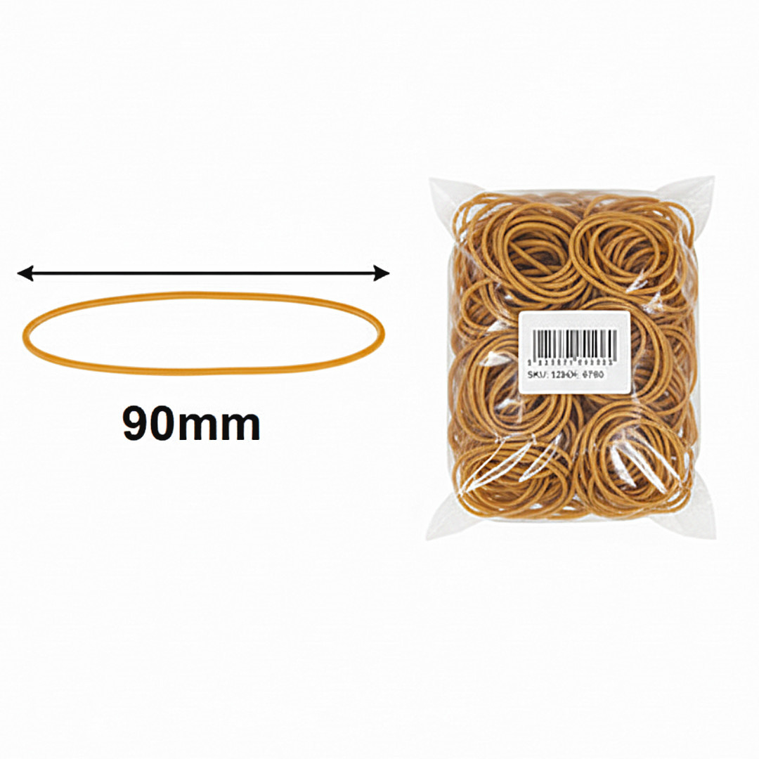 Office Rubber Bands 1LB (454gr) per Pack | 6 Sizes - Λαστιχάκια Γραφείου Διαφόρων Μεγεθών