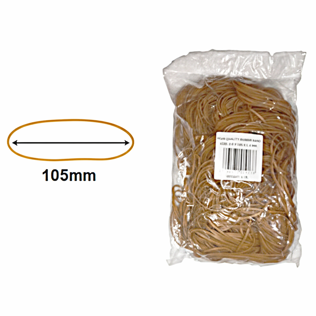 Office Rubber Bands 1LB (454gr) per Pack | 6 Sizes - Λαστιχάκια Γραφείου Διαφόρων Μεγεθών