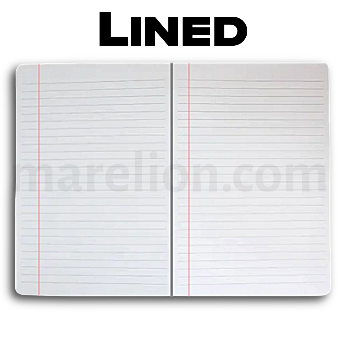 Maypap A4 Lined Notebook 50 Sheets 80gsm 8 COLORS - Τετράδιο Μονόριγο Ντυμένο Εξώφυλλο Α4 σε 8 Χρώματα