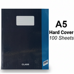 Class A5 Hard Cover Notebook 100 Sheets - Τετράδιο Α5 Σκληρό Εξώφυλλο 100 Φύλλα