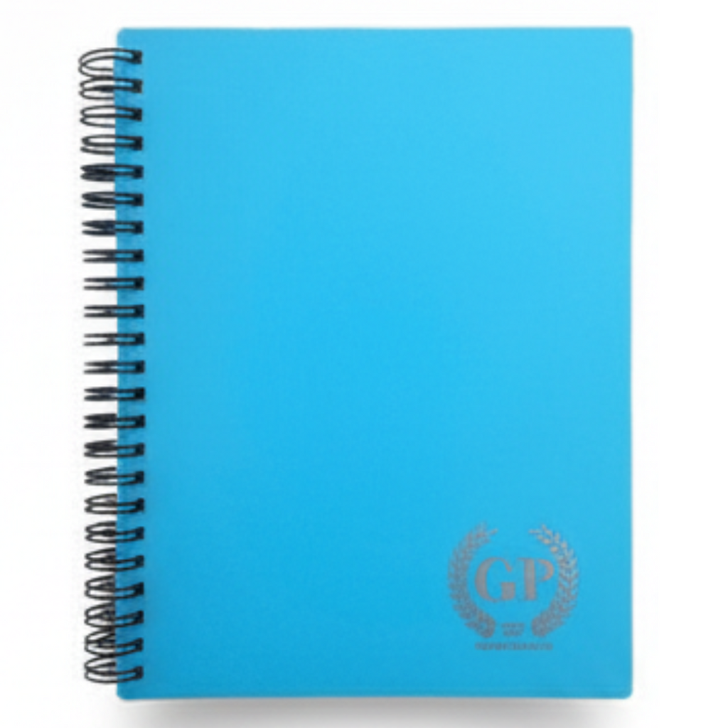 Golden Prime A5 Spiral PP Wire Notebook 80 Sheets - Τετράδιο Σπιράλ Α5 Πλαστικό Εξώφυλλο 5 Pastel Χρώματα