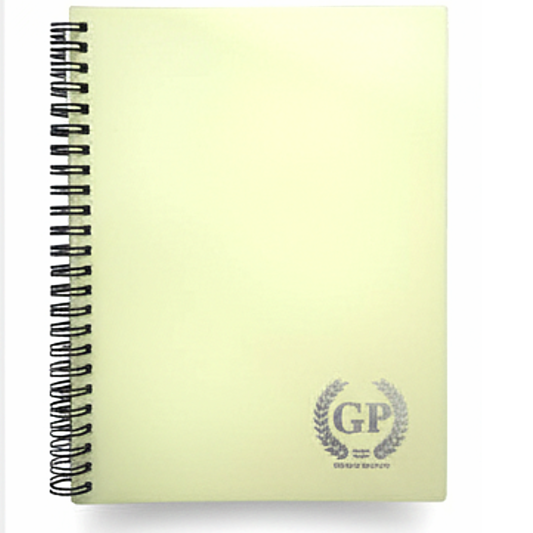 Golden Prime A5 Spiral PP Wire Notebook 80 Sheets - Τετράδιο Σπιράλ Α5 Πλαστικό Εξώφυλλο 5 Pastel Χρώματα