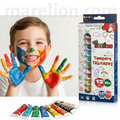 The Littlies Tempera Paint Set 12 Colors x 12ml - Σετ Τέμπερες 12 Χρωμάτων, Νερομπογιές για Παιδιά