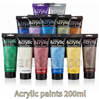 Phoenix Acrylic Paint 200ml - Ακρυλικές Μπογιές Ζωγραφικής σε 15 Χρώματα