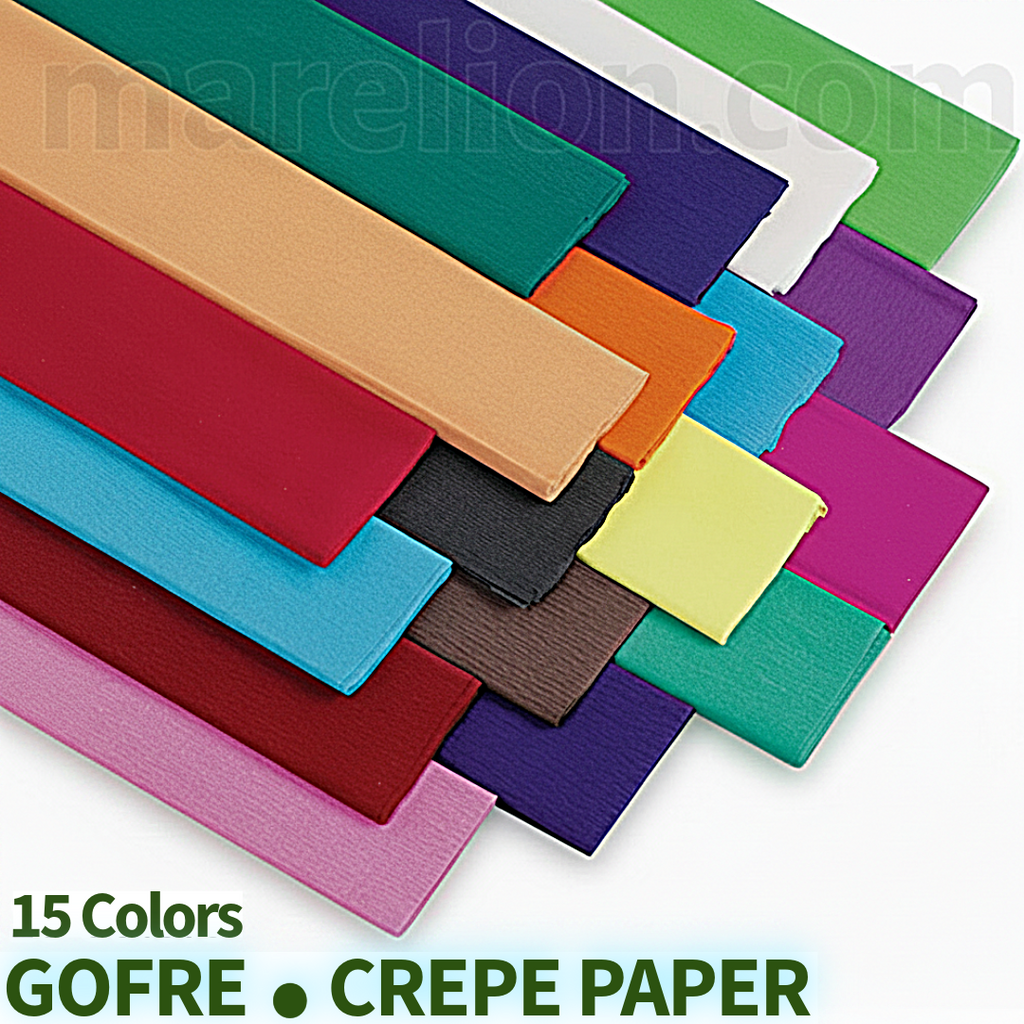Hobby Crepe Paper 250x50cm - Gofre paper - Χαρτί Γκοφρέ Χειροτεχνίας σε 15 Χρώματα - ΧΟΝΔΡΙΚΗ ΠΩΛΗΣΗ
