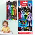 Maped Color Peps Monster Colouring Pencils Set 12 - Ξυλομπογιές Τερατάκια 12 Τεμαχίων