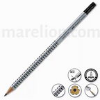 Faber Castell Grip 2001 HB Pencils with Eraser - Σχολικό Μολύβι Γραφής με Γόμα - ΧΟΝΔΡΙΚΗ ΠΩΛΗΣΗ
