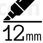 Set of Pilot Super Color Markers in various colors with a 12mm jumbo tip on a white background.