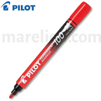 Pilot Permanent Marker Fine Bullet Tip Black | Red - Μαρκαδόρος Ανεξίτηλος Λεπτός