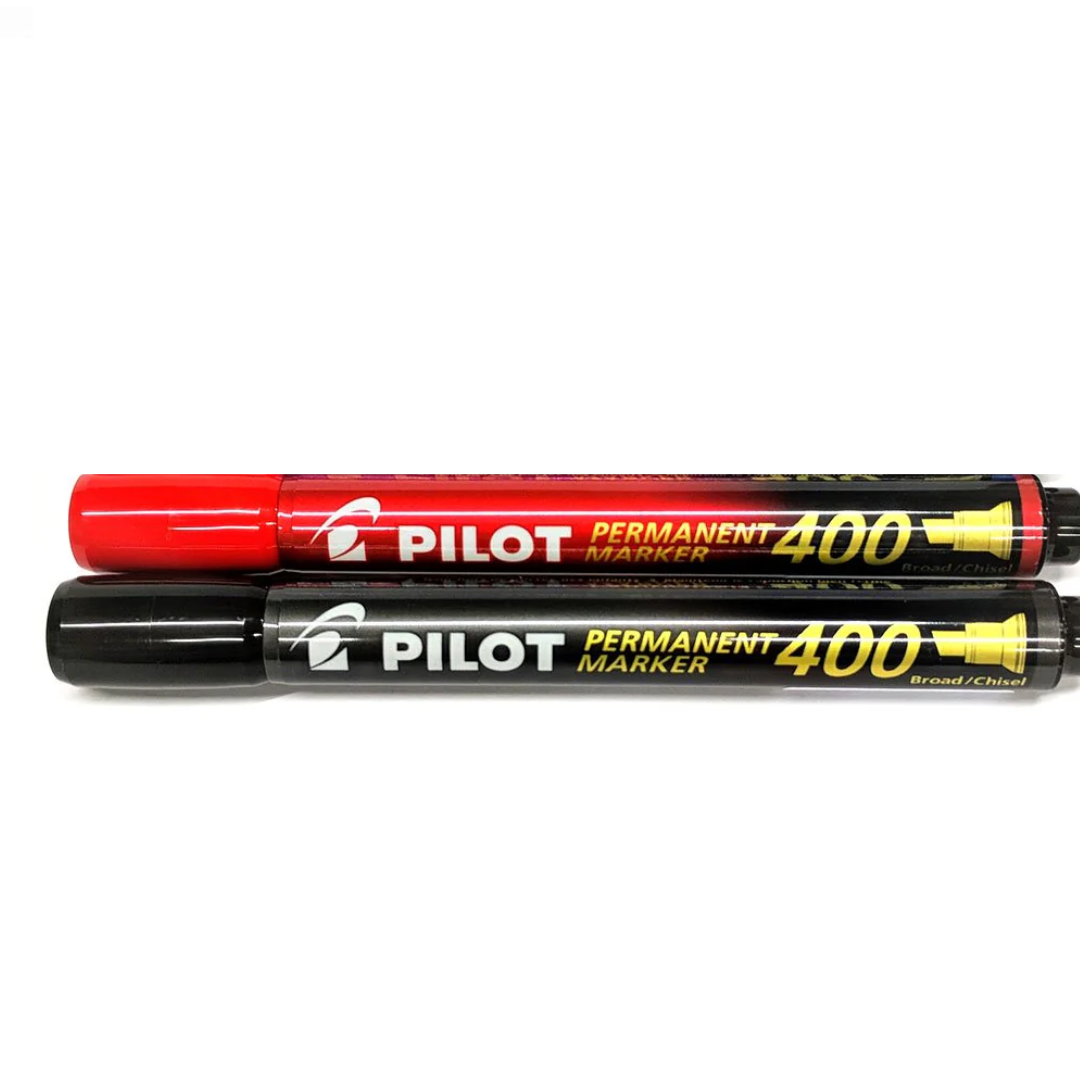 Pilot Permanent Marker Fine Bullet Tip Black | Red - Μαρκαδόρος Ανεξίτηλος Λεπτός