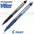 Pilot Hi-Tecpoint V7 RT Rollerball Pen 0.5mm Black | Blue Color - Στυλό Rollerball 2 Χρώματα