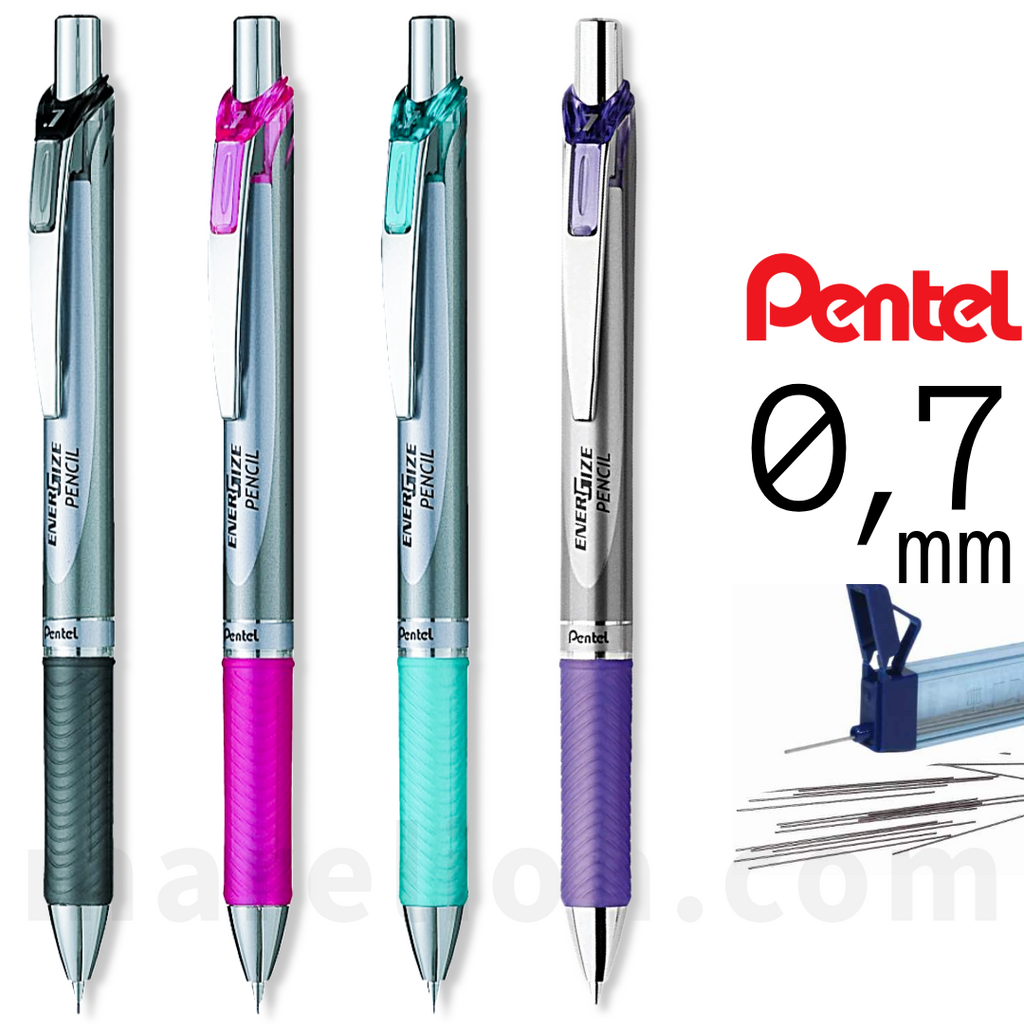 Mechanical Pencil, Pentel Energize 0.7mm, Assorted Colors - Μηχανικό Μολύβι 4 Χρώματα