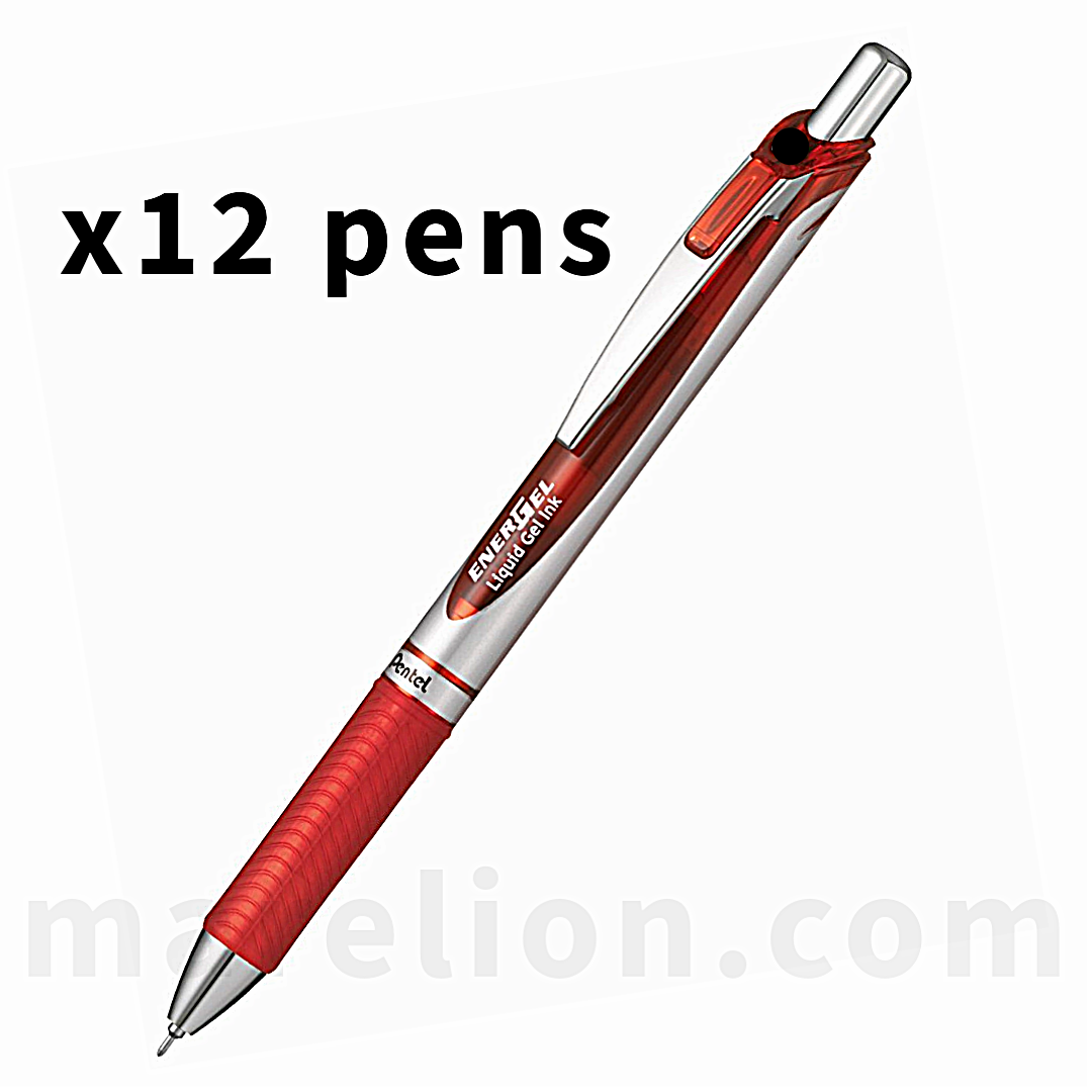 Pentel EnerGel Refillable Gel Pen 1.0mm, Blue | Black | Red colors - Στυλό Gel σε 3 Χρώματα - ΧΟΝΔΡΙΚΗ ΠΩΛΗΣΗ