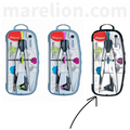 Maped Precision Compass Set 3pcs with Screw, 3 Colors to choose - 16cm long - Διαβήτης Γεωμετρικά Σετ 3 Τεμαχίων