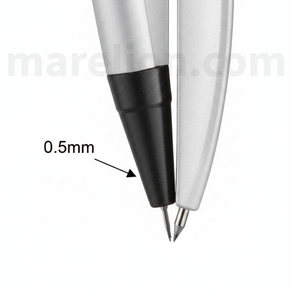 Maped Study Compass with Mechanical Pencil 11.5cm - Διαβήτης με Μηχανικό Μολύβι σε 2 Χρώματα - Γεωμετρικά