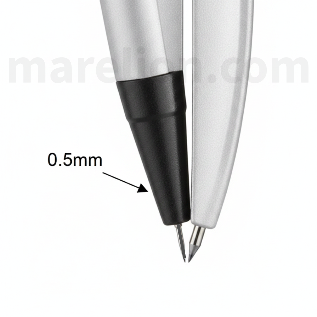 Maped Study Compass with Mechanical Pencil 11.5cm - Διαβήτης με Μηχανικό Μολύβι σε 2 Χρώματα - Γεωμετρικά