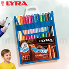 Lyra Graduate Fineliner Pens 0.5mm Water-Based Ink Set of 12 - Πενάκια Fineliner Ζωγραφική 12 Χρώματα