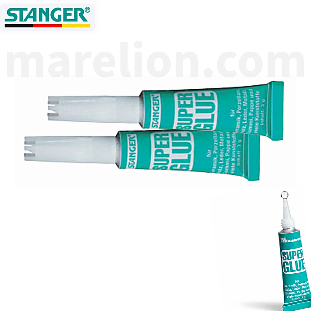 Stanger Super Glue Κόλλα Gel Στιγμής 1+1 τμχ, 2x 3gr pack - Αυτόματη