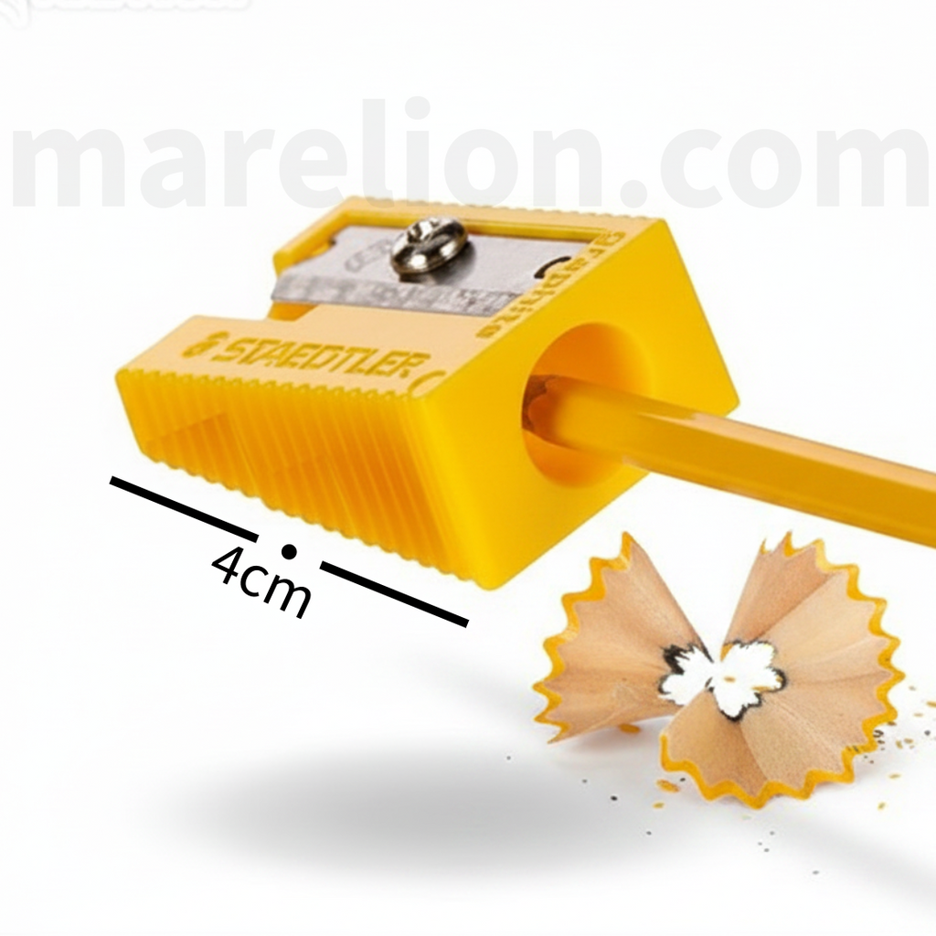 Staedtler Single Hole Plastic Pencil Sharpener Yellow - Πλαστική Ξύστρα Μονή Πλαστική