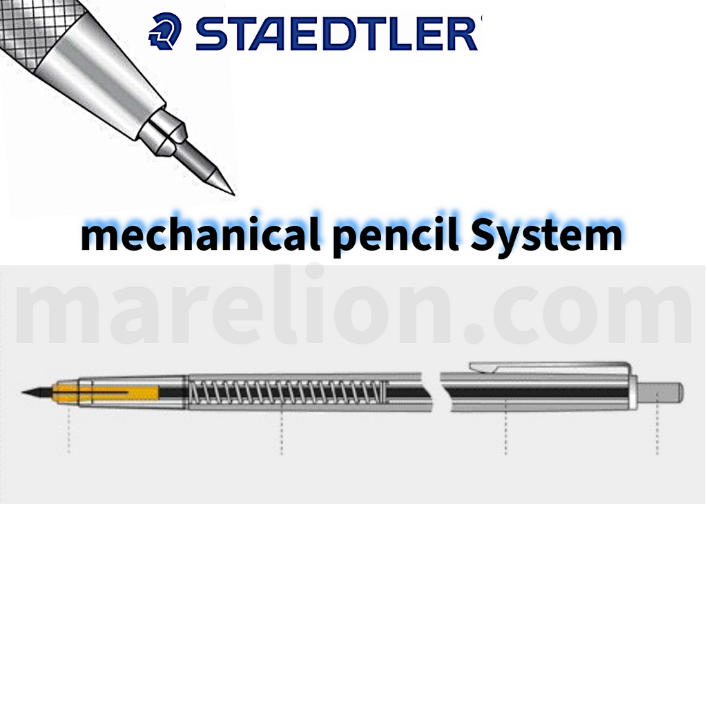 Staedtler Mars Technico 780C Clutch Pencil Lead Holder 2mm - Επαγγελματικό Μηχανικό Μολύβι, 2mm μύτη